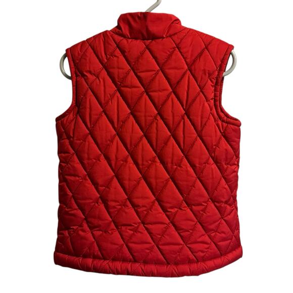 JANIE AND JACK Red Quilted Puffer Vest Unisex Kids Size 2T Holiday Layering - Picture 2 of 6
